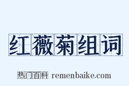 红薇菊组词是什么意思的图片